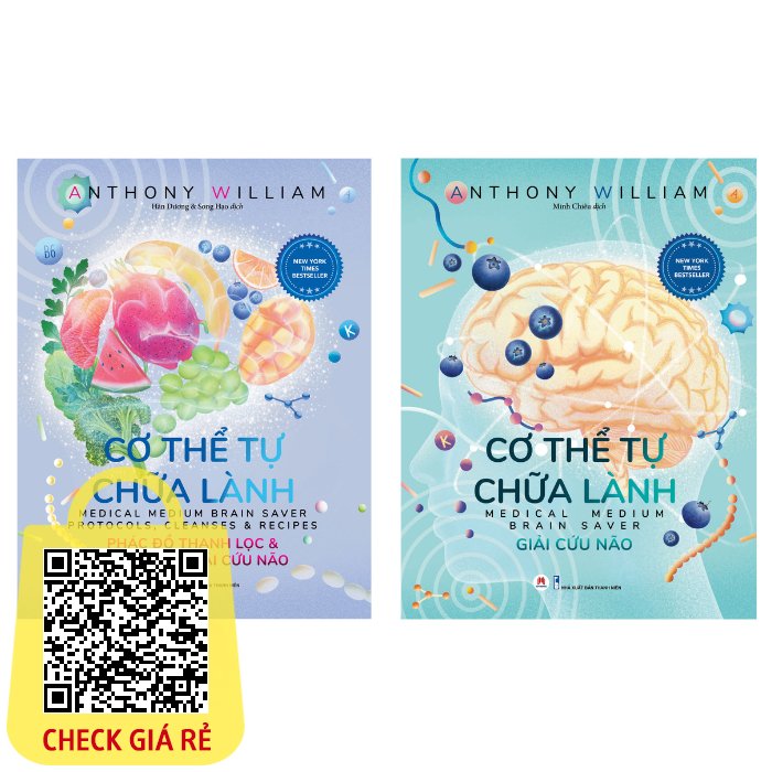 Sách Combo 2 Cuốn Cơ Thể Tự Chữa Lành (Giải Cứu Não + Phác Đồ Thanh Lọc Và Công Thức Giải Cứu Não)