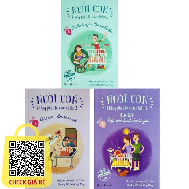 Sách Combo 3 cuốn Nuôi con không phải là cuộc chiến