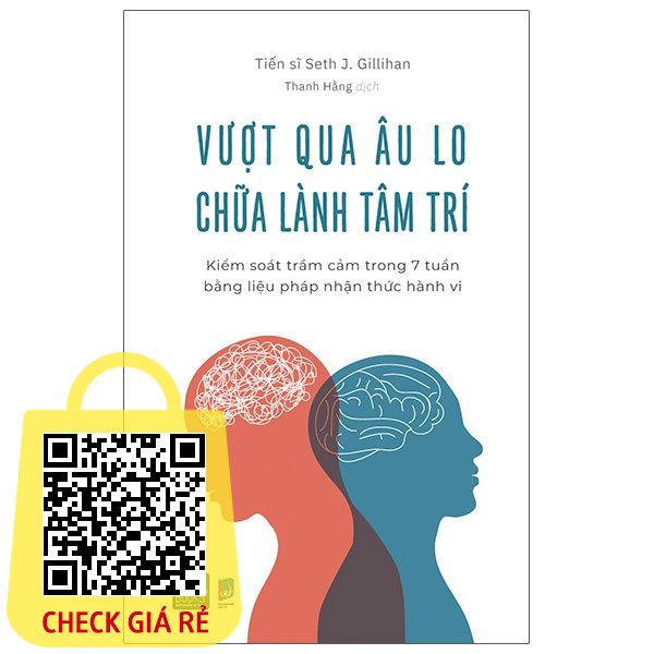 Sách Vượt qua âu lo, chữa lành tâm trí