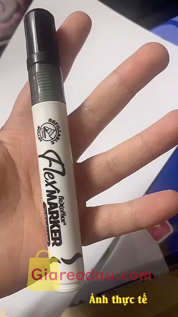 Giảm giá [Mã giảm 20%] Bút lông bảng Thiên Long Flexoffice FO-WB02/XK Whiteboard Marker Mực mới - tốt - màu đậm - tươi sáng - dễ xóa khi lau bảng. Sản phẩm rất tốt thời gian giao hàng rất nhanh đóng gói hàng cẩn. 