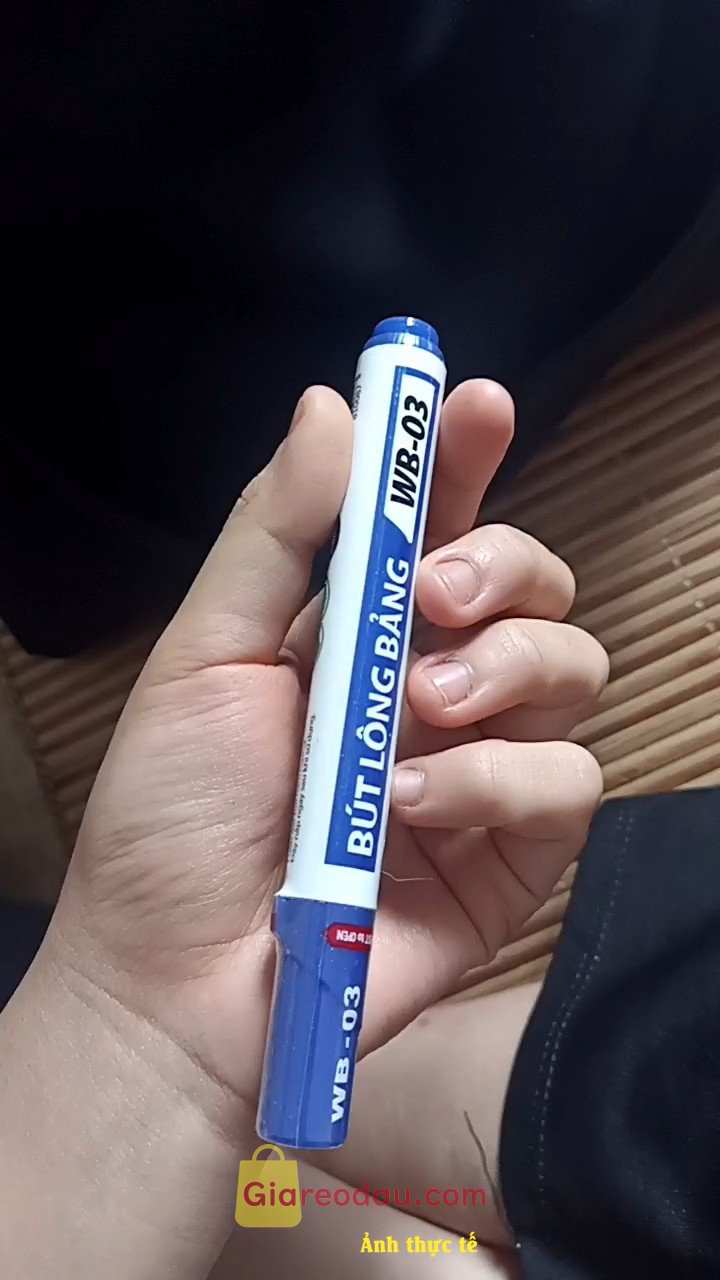 Giảm giá [Mã giảm 32%] Bút lông bảng Thiên Long WB-03 đầu bút viết êm trơn - mực an toàn tiêu chuẩn quốc tế. Thời gian giao hàng nhanh chóng. Bút sơn đúng màu xanh. Giá cũng tương. 