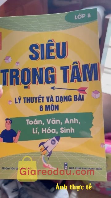 Giảm giá [Mã giảm 41%] (Chương Trình Mới) Sách Lớp 8 Siêu trọng tâm Toán - Anh - KHTN dùng chung cho cả 3 bộ Kết nối - Chân trời - Cánh diều. Giao hàng nhanh, đặt cho cháu nên cũng k rõ sách học có hiệu quả. 