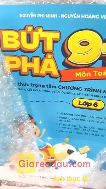 Giảm giá [Mã giảm 18%] Combo 2 cuốn sách Bứt phá 9+ lớp 6 (Theo chương trình SGK mới). Bí kíp giúp con đạt toàn điểm 9,10 trên lớp. Giao hàng nhanh hoả tốc trong vòng 1h mà giá lại cực tốt so với mua. 