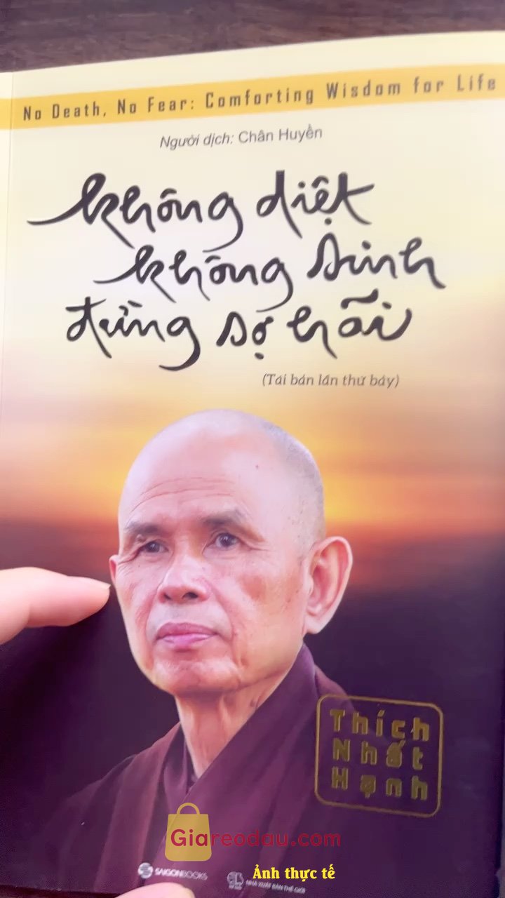 Giảm giá [Mã giảm 25%] Combo Sách Hiểu Về Trái Tim Và Không Diệt Không Sinh Đừng Sợ Hãi (Tái Bản 2023). Shop ship hàng cực kì nhanh, mh mới đặt đêm qua mà đầu giờ chiều. 
