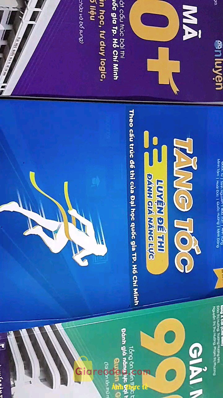 Giảm giá [Mã giảm 22%] Combo sách Tăng tốc và Ebook PDF Giải mã 990+ bài thi đánh giá năng lực ĐHQG HCM. Sách đẹp và dày nha cả nhà. Nội dung rất sát bao quát phạm vi tốt.. 