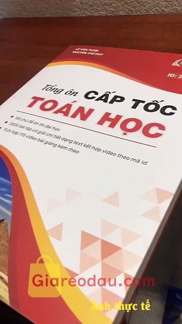 Giảm giá [Mã giảm 26%] Combo sách toán ôn thi đánh giá năng lực và thpt quốc gia, Tổng ôn toán học và Nâng cao toán học 2022. Giao hàng nhanh đóng gõi chu đáo kĩ càng. Sách chất lượng và đầy. 