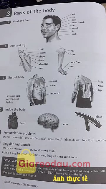 Giảm giá [Mã giảm 7%] English Vocabulary in Use: Elementary Book With Answers With CD-ROM Fahasa Reprint Edition. Sách học từ vựng hay, có bài tập dễ hiểu, sách ko dày quá nên. 