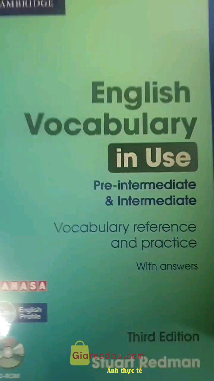 Giảm giá [Mã giảm 7%] English Vocabulary In Use: Pre-Intermediate & Intermediate Book With Answers With CD-ROM. Nhà sách đóng gói chuyên nghiệp cẩn thận. Giao hàng nhanh. Sách chất. 