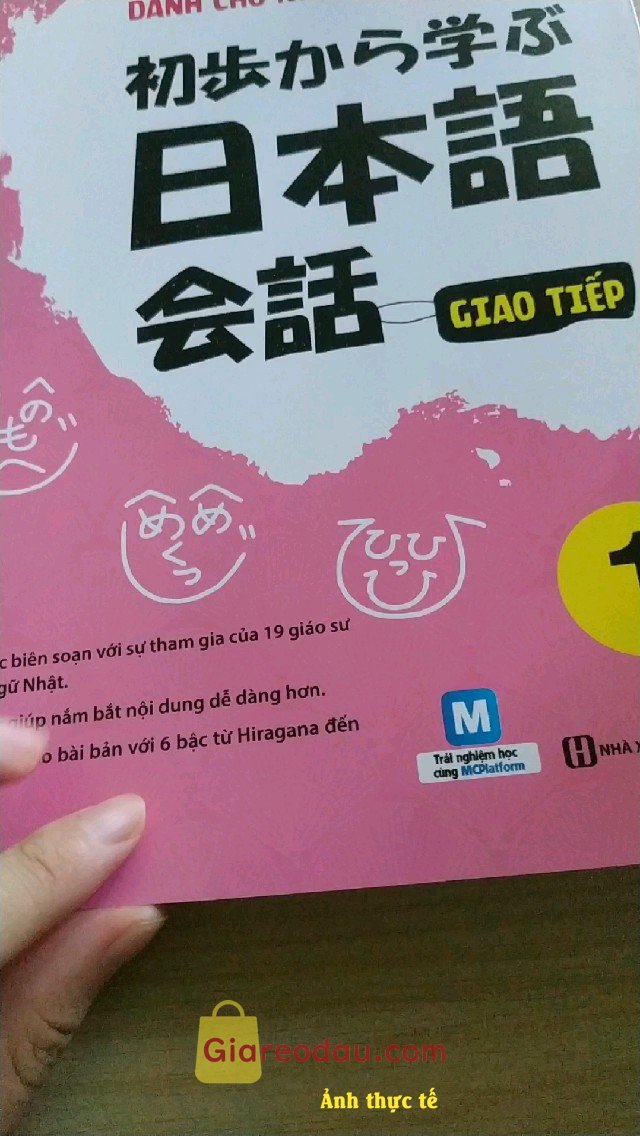 Giảm giá [LIFEMALL9915 - 12% đơn 99K] Sách Tiếng Nhật Thật Đơn Giản Phần Giao Tiếp Dành Cho Người Mới Bắt Đầu. Mình chưa bắt đầu sử dụng nên ko nhận xét về nội dung được.. 