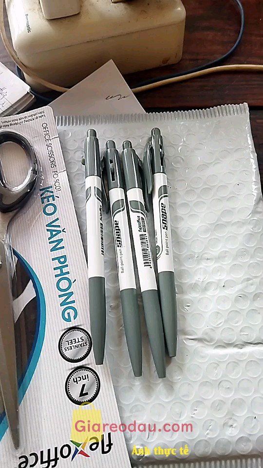 Giảm giá [Mã giảm 3%] Quà tặng 5 bút bi FlexOffice FO-023. Đủ hàng, giấy chất lượng nha, trắng , dày , in mượt . ủng hộ. 