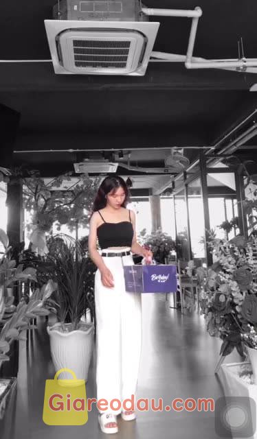 Giảm giá [Mã giảm 45%] Quần ống suông culottes dài 100cm cạp bản to 7 phân 2khuy siêu Hot. Mua 2 lần rồi vẫn thấy quần đẹp , giao hàng nhanh , chất vải mát. 