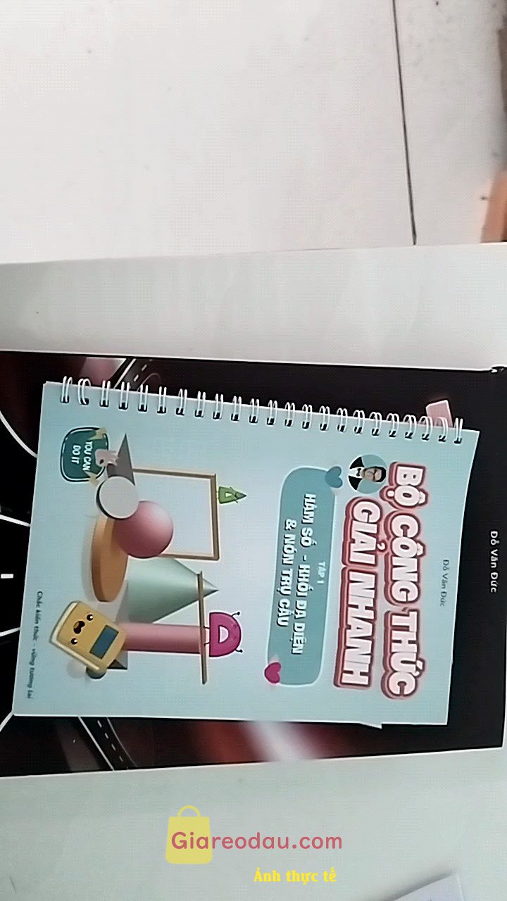 Giảm giá Sách 15 phương pháp kinh điển hàm số Toán IMO thầy Đỗ Văn Đức. Vì chưa đọc nên chưa biết sách như thế nào nhưng thấy được tâm. 
