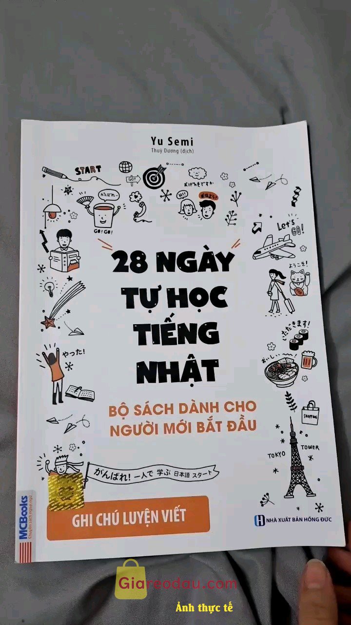 Giảm giá Sách 28 Ngày Tự Học Tiếng Nhật - Ghi Chú Luyện Viết - Dành Cho Người Mới Bắt Đầu. Sách in rõ nét nội dung rõ ràng ko bị mờ hay in hỏng.Lần này chắc. 