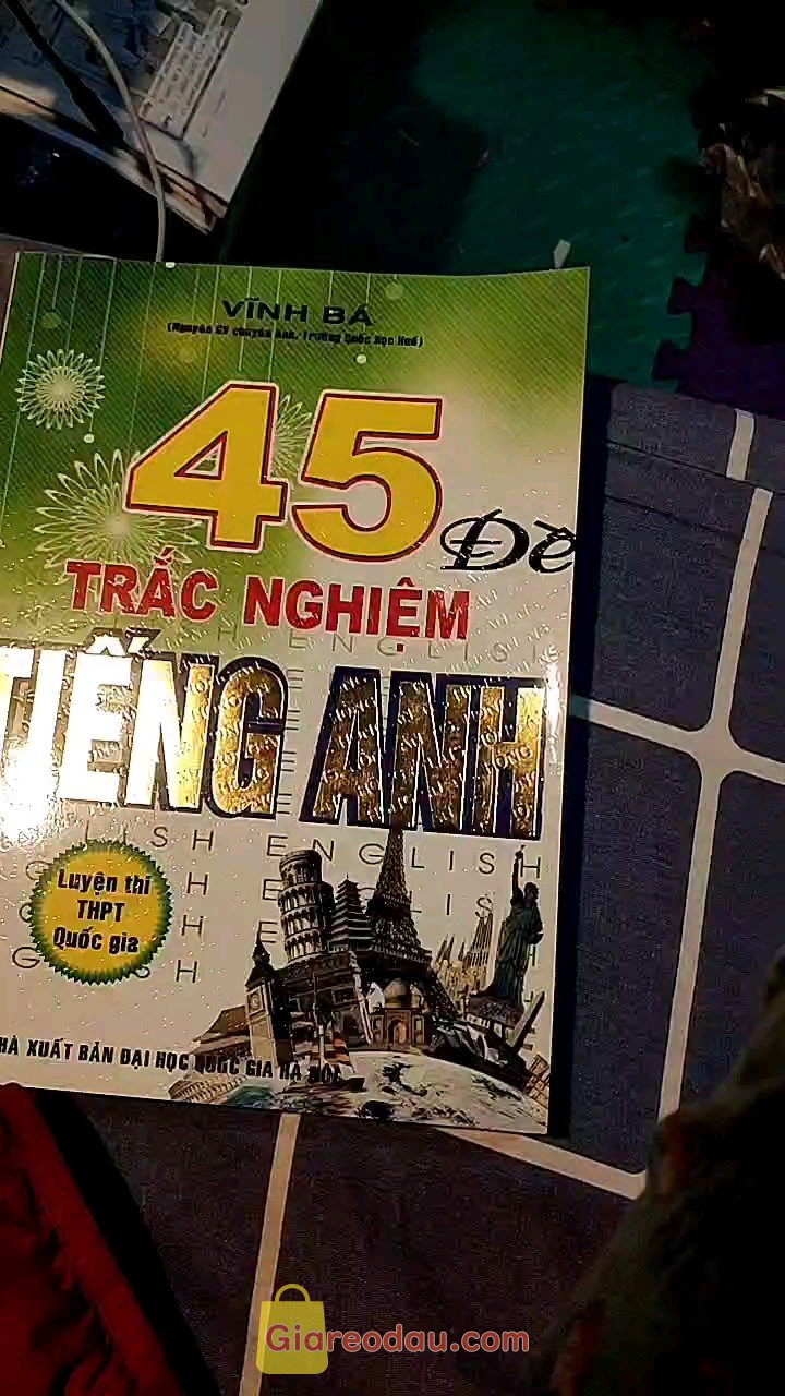 Giảm giá [Mã giảm 35%] SÁCH - 45 đề trắc nghiệm tiếng anh. Sách hơi quăn góc, giao hàng nhanh, nên mua nha mọi người. . Sách hay,. 