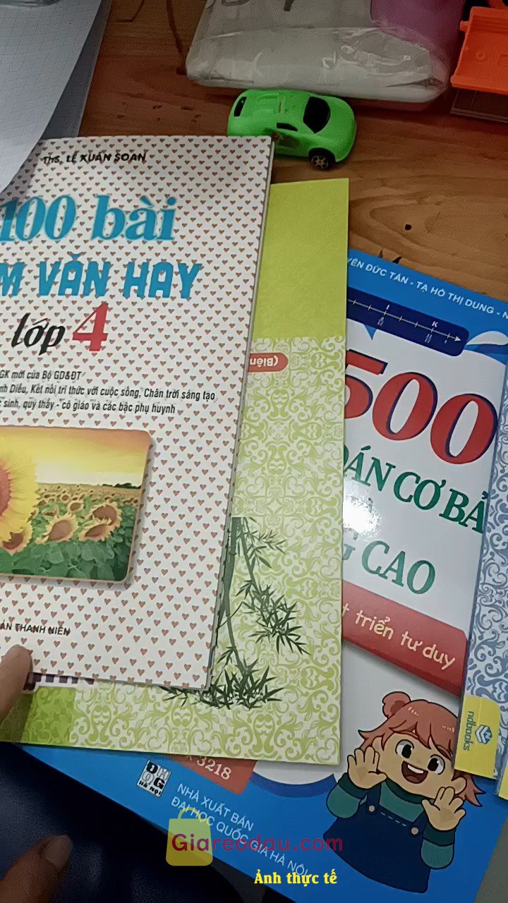 Giảm giá [Mã giảm 30%] Sách 500 bài toán cơ bản và nâng cao lớp 4 (Đánh giá năng lực phát triển tư duy). Oki la nha. Shop giao nhanh, đóng gói cẩn thận, hình ảnh để minh hoạ. 