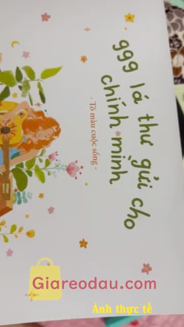 Giảm giá [Mã giảm 23%] Sách 999 Lá Thư Gửi Cho Chính Mình - Tô Màu Cuộc Sống. nếu có thưer như sách thù hay quá, tô vẽ mọi màu cho cuộc aoongs. 