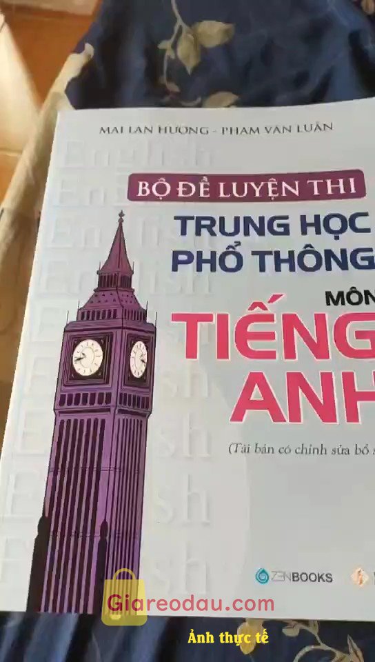 Giảm giá [Mã giảm 20%] Sách Bộ Đề Luyện Thi THPT Môn Tiếng Anh Mai Lan Hương. Chất lượng rất tốt ạ, sách mới đẹp chữ không bị in mờ, đóng. 