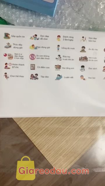 Giảm giá [Mã giảm 47%] Sách- Bộ Lịch Thói Quen Tốt Mỗi Ngày - Sổ tay rèn luyện kỷ luật tự giác. Sp đẹp, bạn nhỏ rất thích!. Shop đóng gói cẩn thận, giao hàng siêu. 