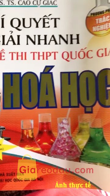 Giảm giá [Mã giảm 20%] Sách Bổ Trợ Bí Quyết Giải Nhanh Đề Thi Thpt Quốc Gia Hoá Học ( Cao Cự Giác ) HA. đóng gói kĩ, sách dày, đầy đủ, trông có vẻ ok. . 