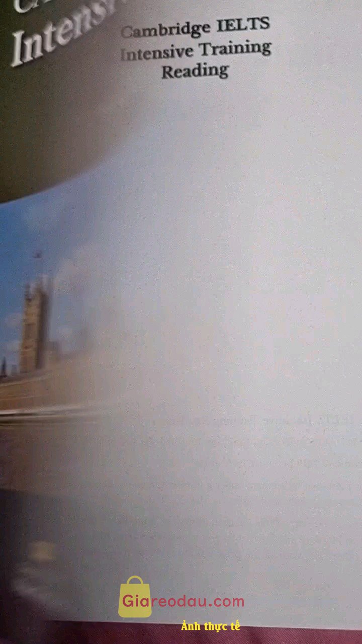 Giảm giá [Mã giảm 24%] Sách Cambridge Ietls Intensive Training Reading. Sách có hướng dẫn kỹ càng theo form đề thi, các bài đọc đa dạng👍.. 