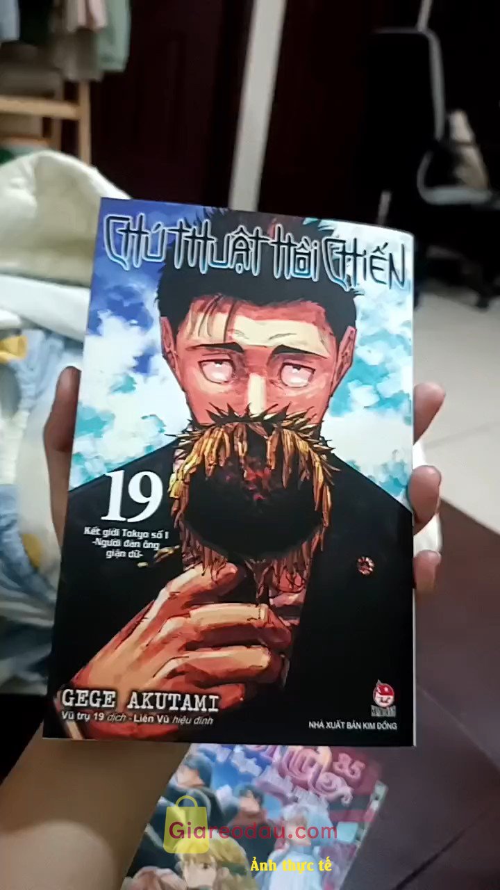 Giảm giá [Mã giảm 3%] Sách Chú Thuật Hồi Chiến - Tập 19: Kết Giới Tokyo Số 1 -Người Đàn Ông Giận Dữ-. Truyện đẹp, đóng gói cẩn thận, giao hàng rất nhanh. Toẹt vời ạ... 