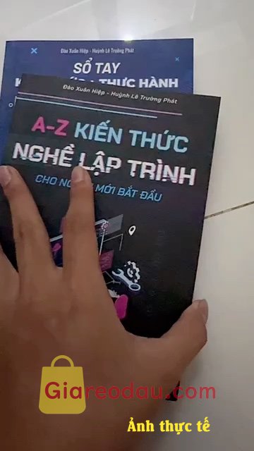 Giảm giá [Mã giảm 26%] SÁCH Combo 2 Cuốn Sách Lập Trình: Sách Hướng Dẫn Kiến Thức Lập Trình từ A-Z Và Sách Thực Hành 3 Ngôn Ngữ Lập Trình. sách rất đẹp, nội dung rất hay và chi tiết đầy đủ. giao hàng. 