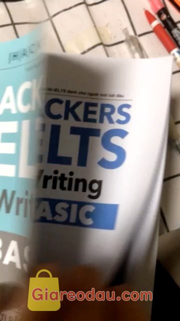 Giảm giá [Mã giảm 25%] Sách Combo 4 Cuốn: Bộ Hackers IELTS Basic. Giao khá nhanh! Gói hàng cẩn thận. Sách đẹp. Không phải photo, có. 