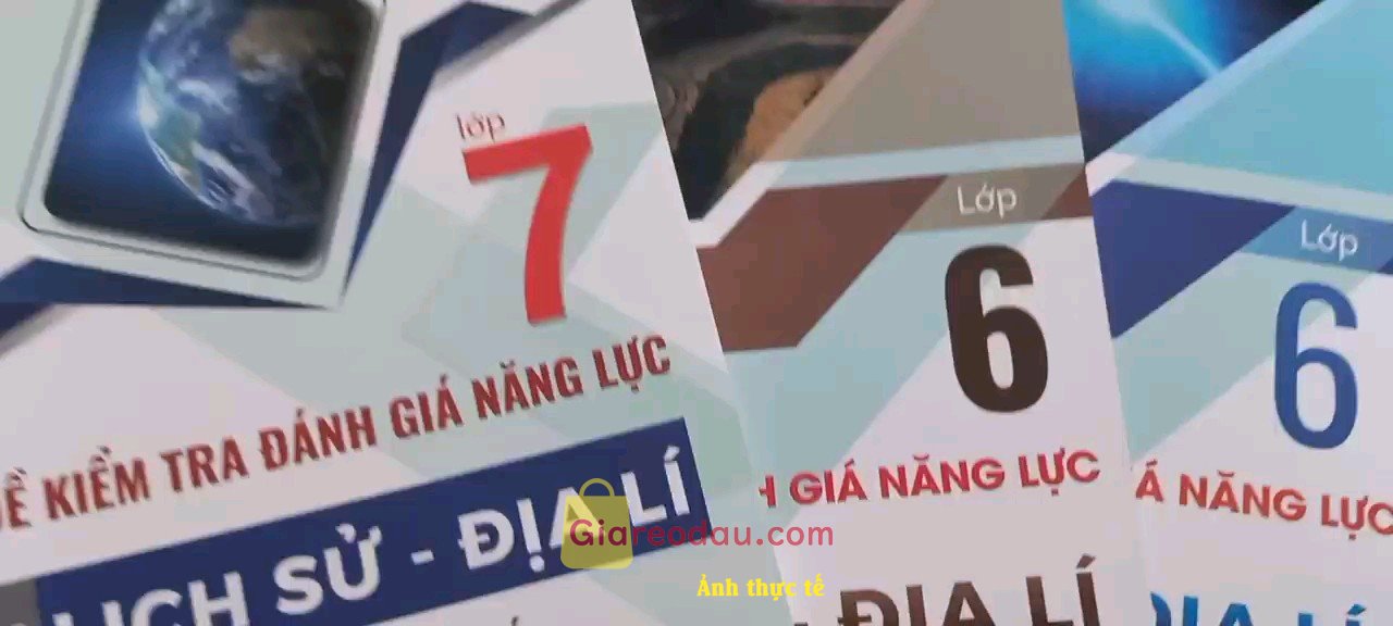 Giảm giá [Mã giảm 23%] Sách Đề Kiểm Tra Đánh Giá Năng Lực Môn Lịch Sử Địa Lí Lớp 6: Phần Địa Lí. . 