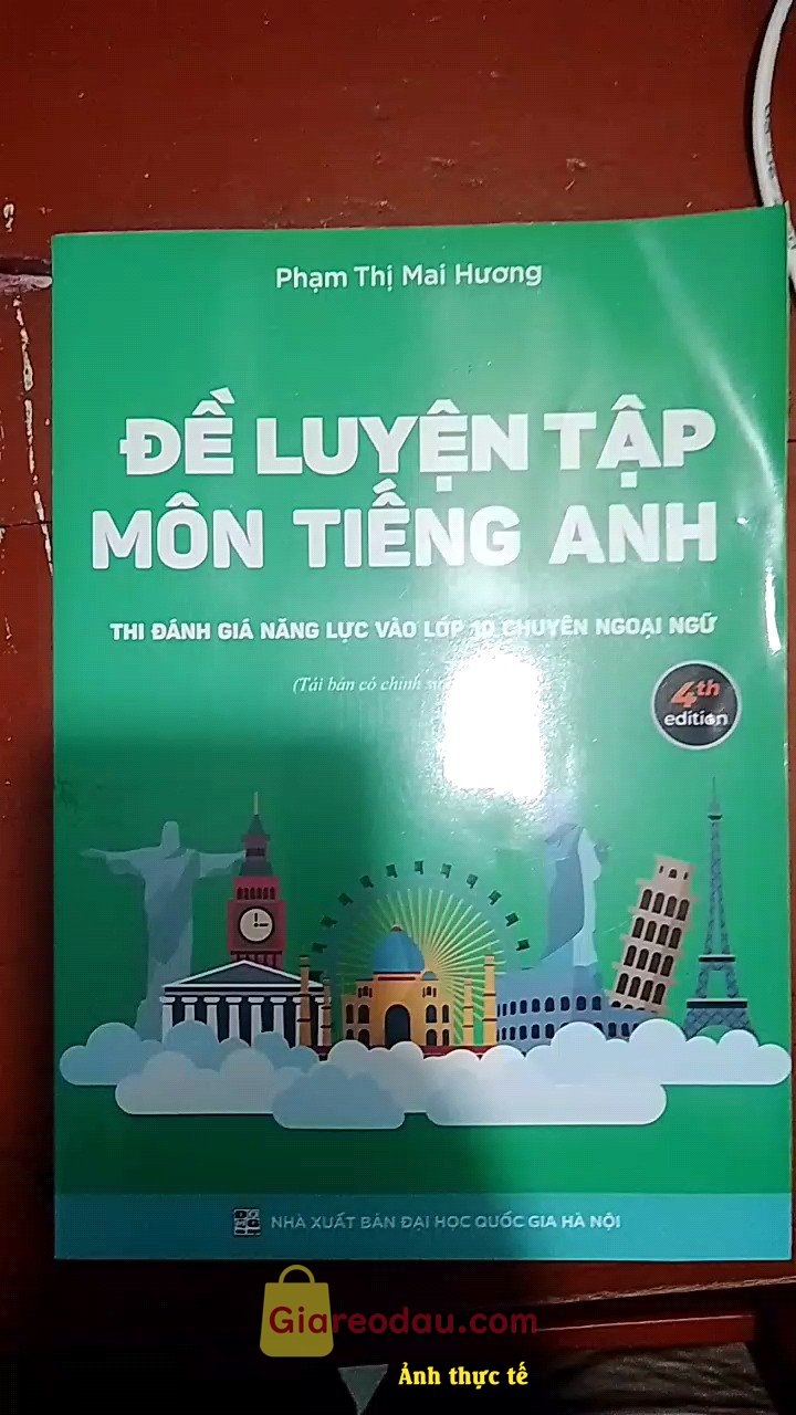 Giảm giá [Mã giảm 25%] Sách Đề Luyện Tập Môn Tiếng Anh Thi Đánh Giá Năng Lực Vào 10 chuyên Ngoại Ngữ. . 