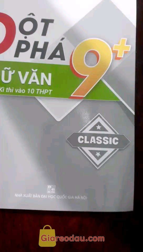 Giảm giá Sách - Đột phá 9+ môn Ngữ văn kì thi vào lớp 10 THPT (Classic) - Lớp 9 ôn thi vào 10 - Chính hãng CCbook. Hàng đẹp lắm nha, ok lắm luôn í, sách dài và có nhiều bài hay lắm. 