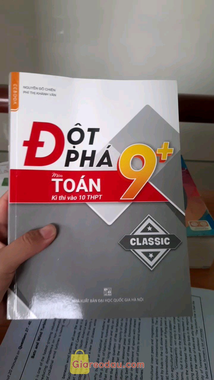 Giảm giá Sách - Đột phá 9+ môn Toán kì thi vào lớp 10 THPT (Classic) - Lớp 9 ôn thi vào 10 - Chính hãng CCbook. Thiết kế đẹp, đặc biệt sách có lướt qua toàn bộ nội dung của. 