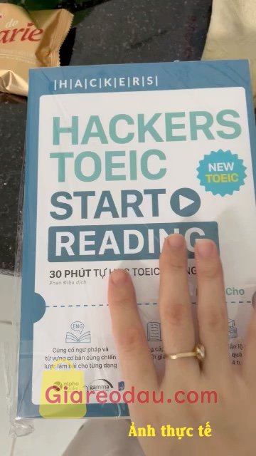 Giảm giá [Mã giảm 25%] Sách Hacker TOEIC Start Listening + Start Reading ( kèm file nghe - khoá học online). . Đóng gói cẩn thận, sách mới. Shop nhiệt tình, nên mua mng nhé hihi.. 