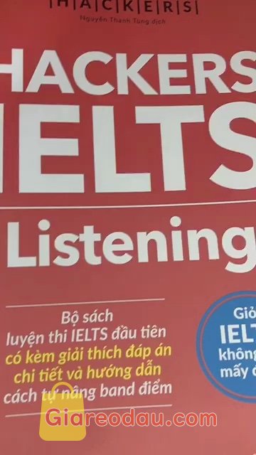Giảm giá [Mã giảm 25%] Sách: Hackers IELTS: Listening (Có File Nghe) + Reading + Writing + Speaking (Combo/Lẻ 4 Cuốn, Tái Bản Mới Nhất - G. hàng giao siêu nhanh, qua đặt mà nay đã về. sách đóng gói cẩn thận.. 
