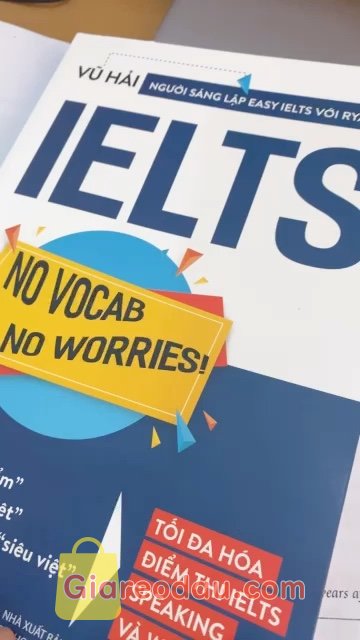 Giảm giá [Mã giảm 27%] Sách IELTS No Vocab – No Worries (2022). . 