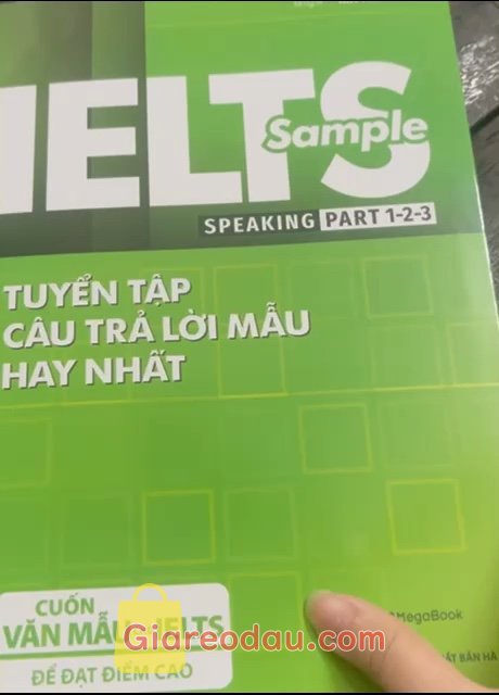 Giảm giá [Mã giảm 18%] Sách IELTS SAMPLE Speaking Part 1-2-3 Tuyển tập câu trả lời mẫu hay nhất. Sách có nhiều tự vựng hay, phù hợp cho việc tự luyện kĩ năng speaking.. 