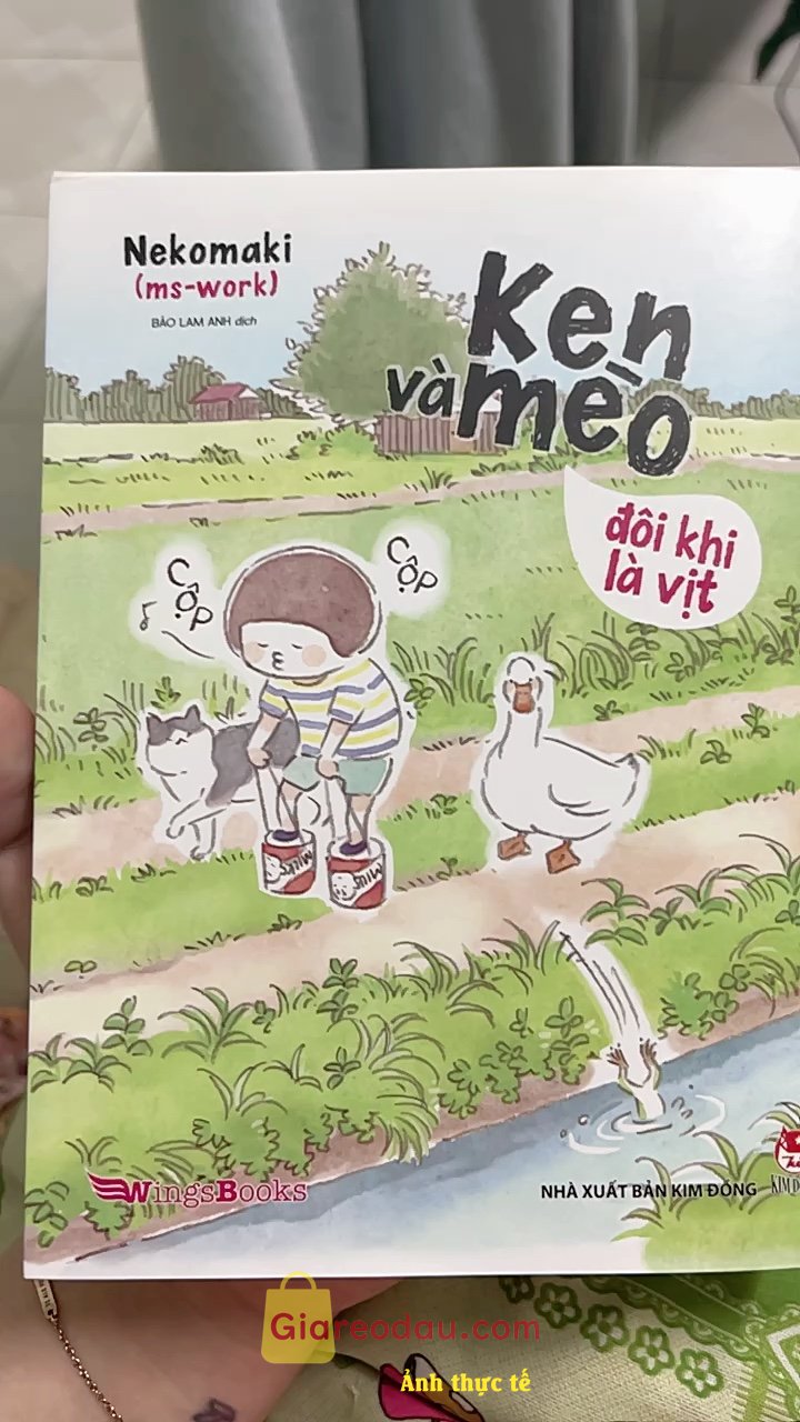 Giảm giá [Mã giảm 3%] Sách Ken Và Mèo - Đôi Khi Là Vịt - Tặng Kèm Postcard. Ultr, fahasa giao hàng nhanh dã man, tối đặt thì trưa hôm sau đã tới. 