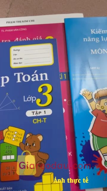 Giảm giá [Mã giảm 30%] Sách Kiểm tra đánh giá năng lực học sinh lớp 3 môn Toán học kì 2. . 