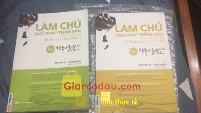 Giảm giá Sách Làm Chủ Ngữ Pháp Tiếng Hàn Trình Độ Cao Cấp. Nội dung sách ổn lắm nhưng sách ship về có trang bị nhàu vs quăn. 