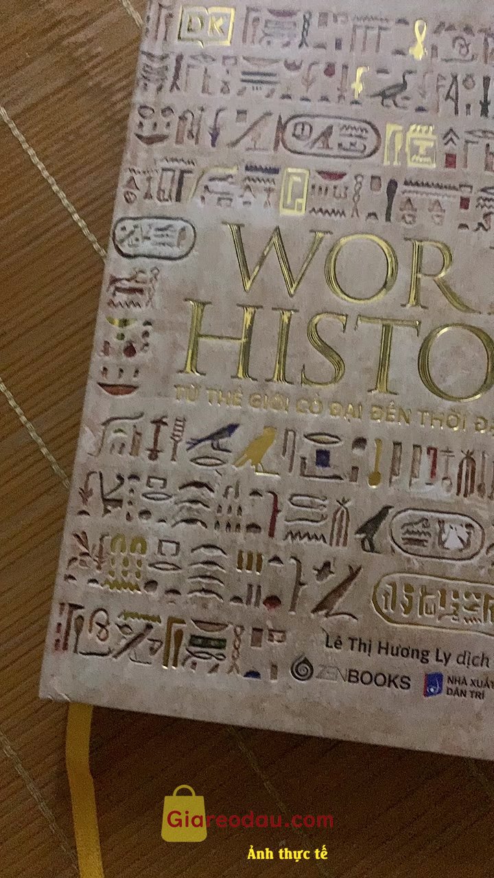 Giảm giá [Mã giảm 20%] Sách Lịch Sử Thế Giới (World History). Giao hàng nhanh, đóng gói bìa rất đẹp, sách đã đẹp lại còn hay,. 