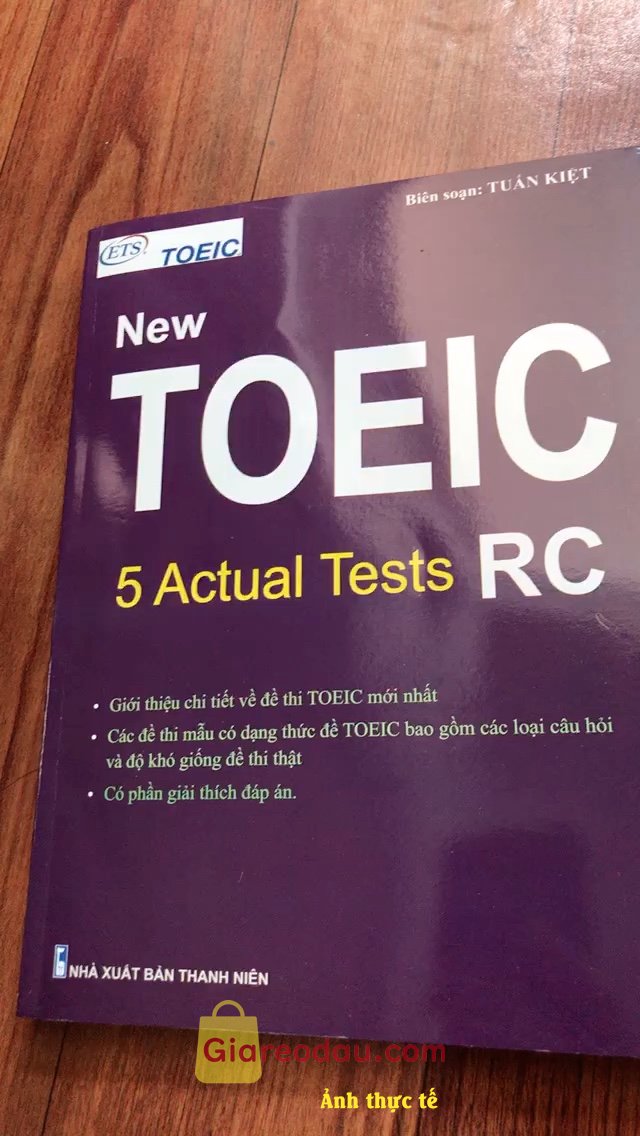 Giảm giá [Mã giảm 20%] Sách New Toeic 5 Actual Test Rc. đóng gói thích ghê lun, Merry Christmas 🥰🥰🥰, giao hàng nhanh chóng.. 