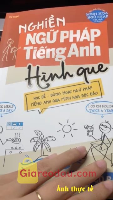 Giảm giá [Mã giảm 14%] Sách Nghiền Ngữ Pháp Tiếng Anh Hình Que Tập 1: Cơ Bản MEGABOOK. Giao hàng nhanh , đóng gói chắc chắn, hôm trc đặt, hôm sau có. Rất. 