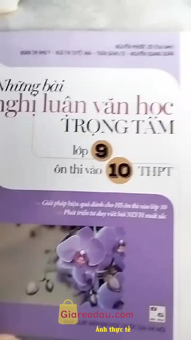 Giảm giá [Mã giảm 10%] Sách Những bài nghị luận văn học trọng tâm lớp 9 ôn thi vào 10 THPT. sách hay 🥰, bổ ích , nội dung trọng tâm giúp hs đạt 8+ môn văn.. 