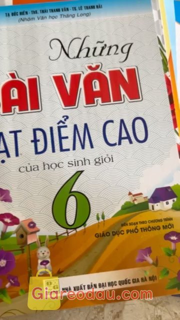 Giảm giá [Mã giảm 35%] SÁCH - những bài văn đạt điểm cao của học sinh giỏi lớp 6 (biên soạn theo chương trình mới). giao hàng nhanh, nội dung ổn cho bé tham khảo. . Những bài văn đạt. 