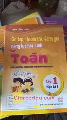 Giảm giá [Mã giảm 10%] Sách Ôn tập, kiểm tra đánh giá năng lực môn Toán Lớp 1 học kỳ 1, 2 NXB Đại học Sư phạm. Đóng gói cẩn thận, giao hàng nhanh, mình rất thích. Sẽ ủng hộ tiếp... 