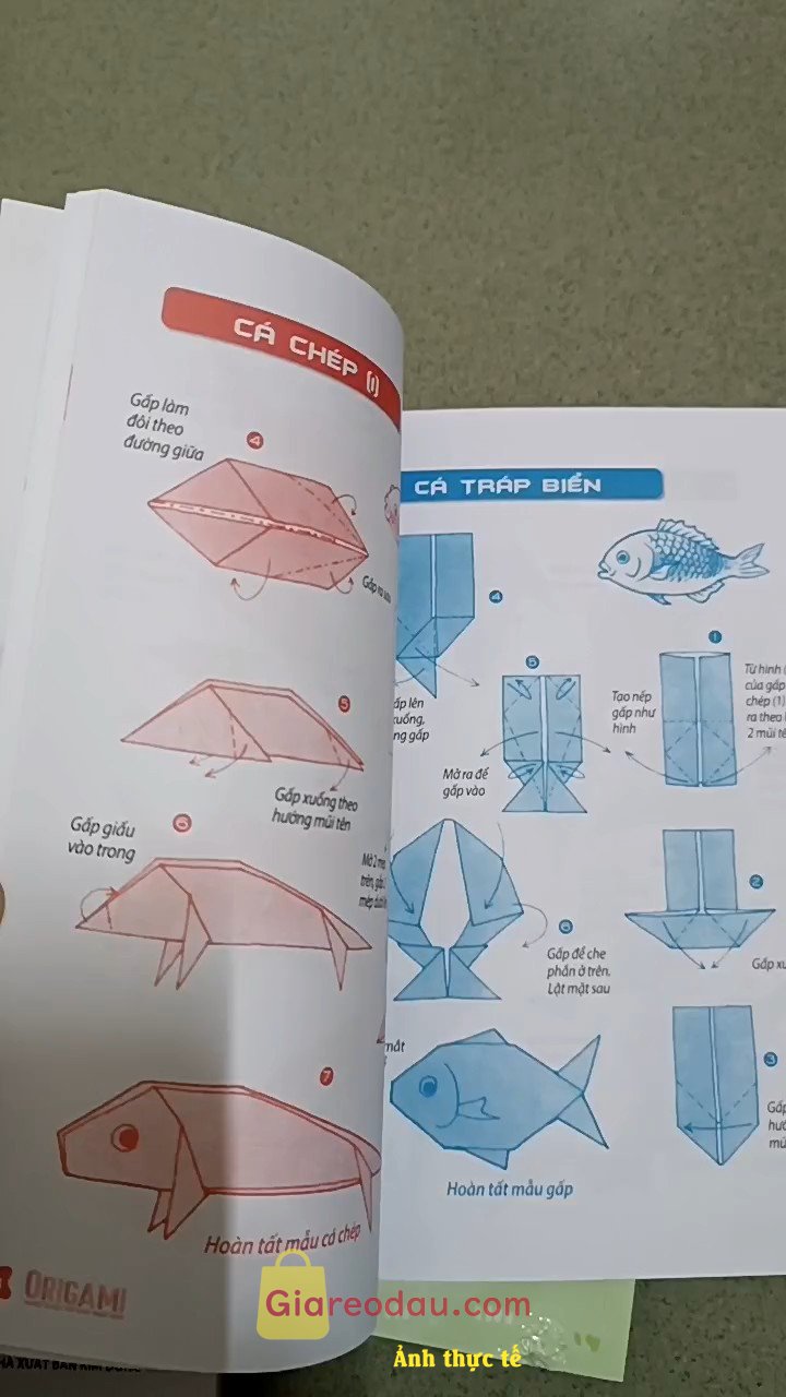 Giảm giá [Mã giảm 27%] Sách Origami - Nghệ Thuật Xếp Giấy Nhật Bản (Tái Bản 2023). Shop đóng gói cẩn thận, ship hàng rất nhanh chóng, chuẩn phân loại. 