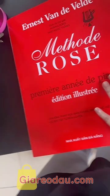 Giảm giá [Mã giảm 15%] Sách - Phương Pháp Học Đàn Piano Vỡ Lòng Methode Rose ( bản đen trắng ). Sách in ấn rõ nét, khổ to, dễ nhìn.. Giá thành cạnh tranh so với. 