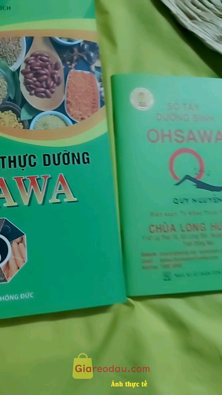 Giảm giá [Mã giảm 11%] Sách Phương pháp Thực Dưỡng Ohsawa. Shop tư vấn nhiệt tình, giao hàng nhanh, đóng gói cẩn thận, nghe nói. 