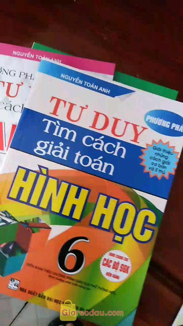 Giảm giá [Mã giảm 35%] SÁCH - Phương pháp tư duy tìm cách giải Toán hình học 6 (biên soạn theo chương trình giáo dục phổ thông mới). Nội dung hay và nâng cao cho các bạn theo chuyên Toán. Sẽ ủng hộ shop. 