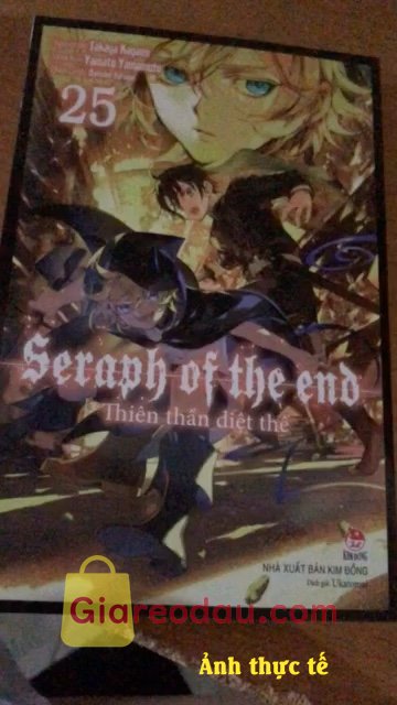 Giảm giá [Mã giảm 3%] Sách Seraph Of The End - Thiên Thần Diệt Thế - Tập 25. Bìa đẹp truyện thì hay khỏi nói. Fhs giao nhanh ,đóng gói kĩ. Hmmm..... 