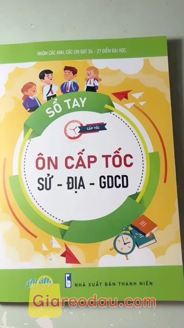 Giảm giá [Mã giảm 45%] Sách- Sổ Tay CẤP TỐC Xã Hội 12 Sử Địa GDCD. Giao hàng nhanh, gói hàng chắc chắn, sản phẩm đẹp mắt, còn được. 